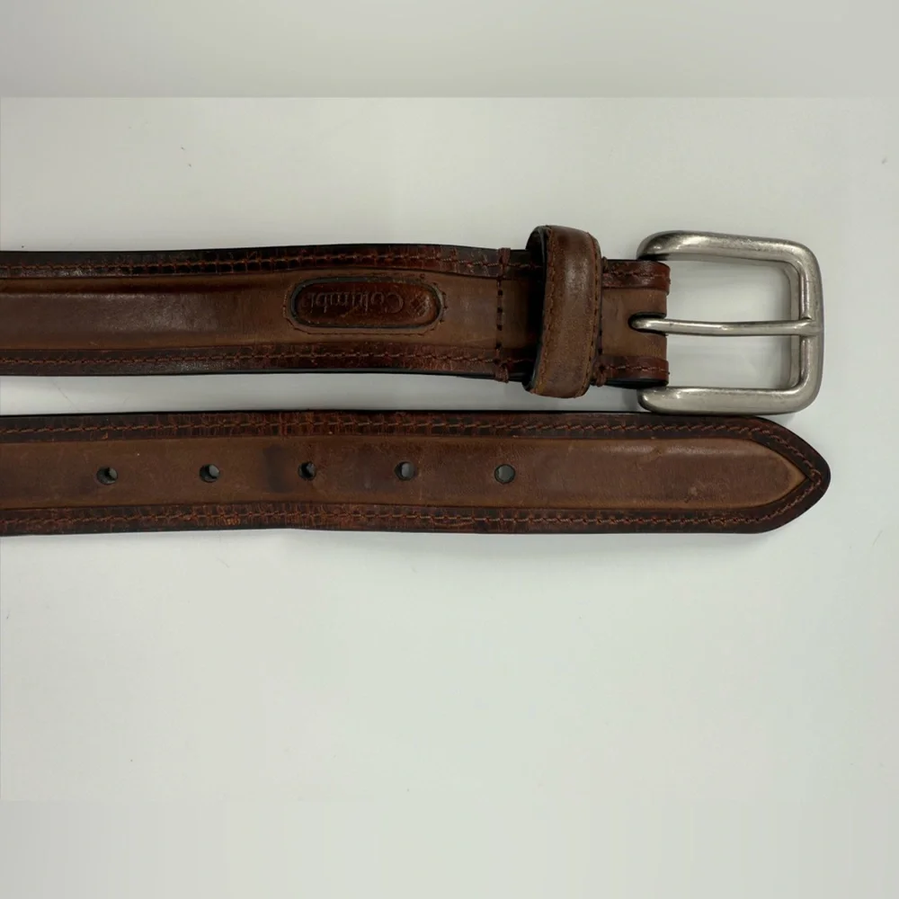 Men’s‎ Columbia Brown Leather Belt 36